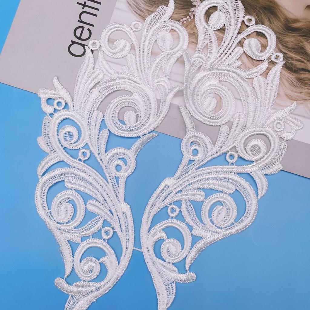 Water Soluble Flower Accessories Lace Hollow Embroidery Embroidery Lace Princess Skirt Mesh Skirt Headdress Lace Accessories