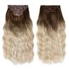 22 Inch Fashion Wig Long Wavy Curly Hair Role Play Wig With Long Wide Straight Bangs Wig