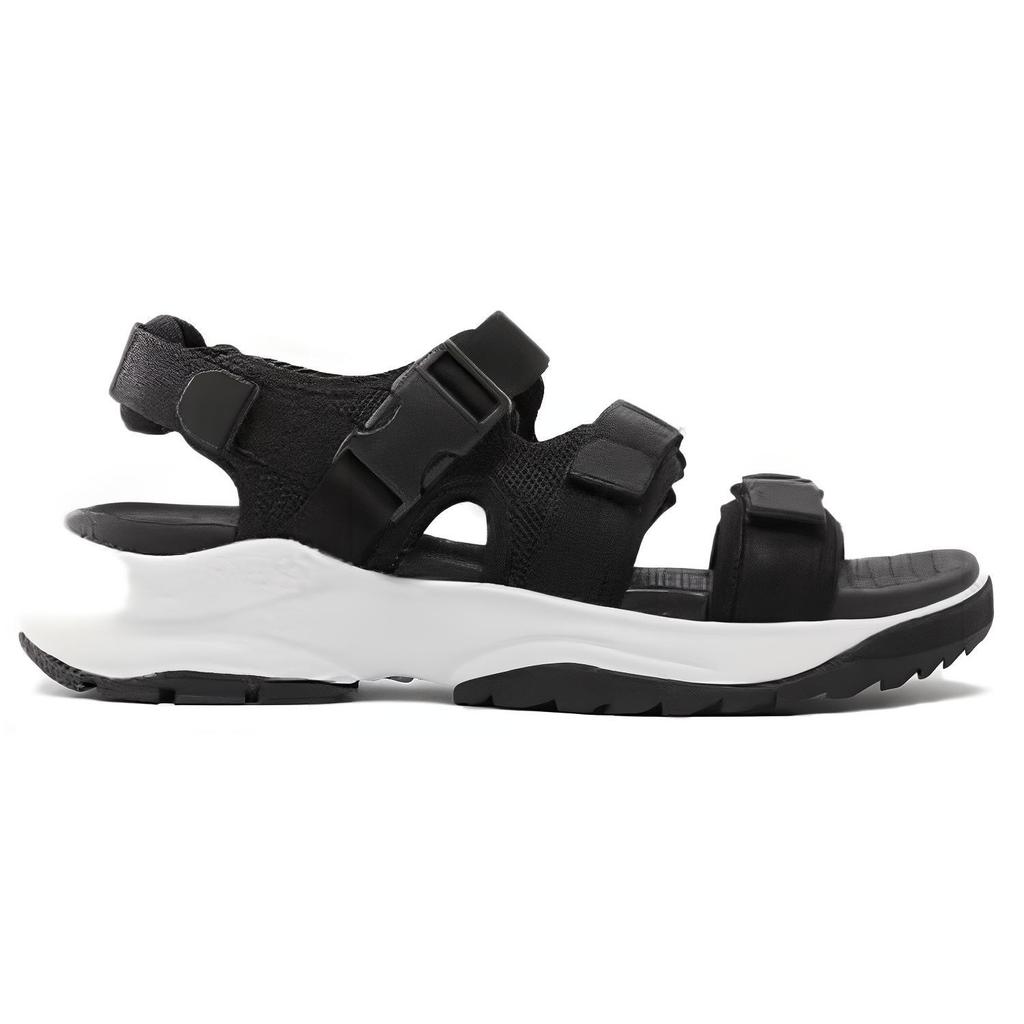 DECATHLON NH110 Casual Versatile Beach Sandals Women's Black & White