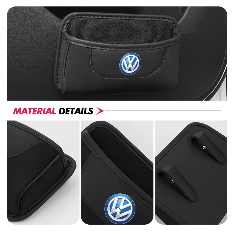 For Volkswagen VW Paste Arbitrarily Car Door Storage Bag Seat Back Side Door Box Passat Golf 4 5 6 Tiguan Polo Scirocco Jetta CC