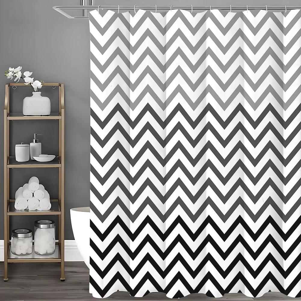 1PC 181x181cm Waterproof Shower Curtain Lightweight Plastic Mildew Resistant Bathroom Curtain for Bathtub Bath Curtain