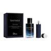 Sauvage Set Eau de Parfum en Reisverstuiver, 100ml Natuurlijke Spray & 10ml Reisverstuiver - Navulbaar