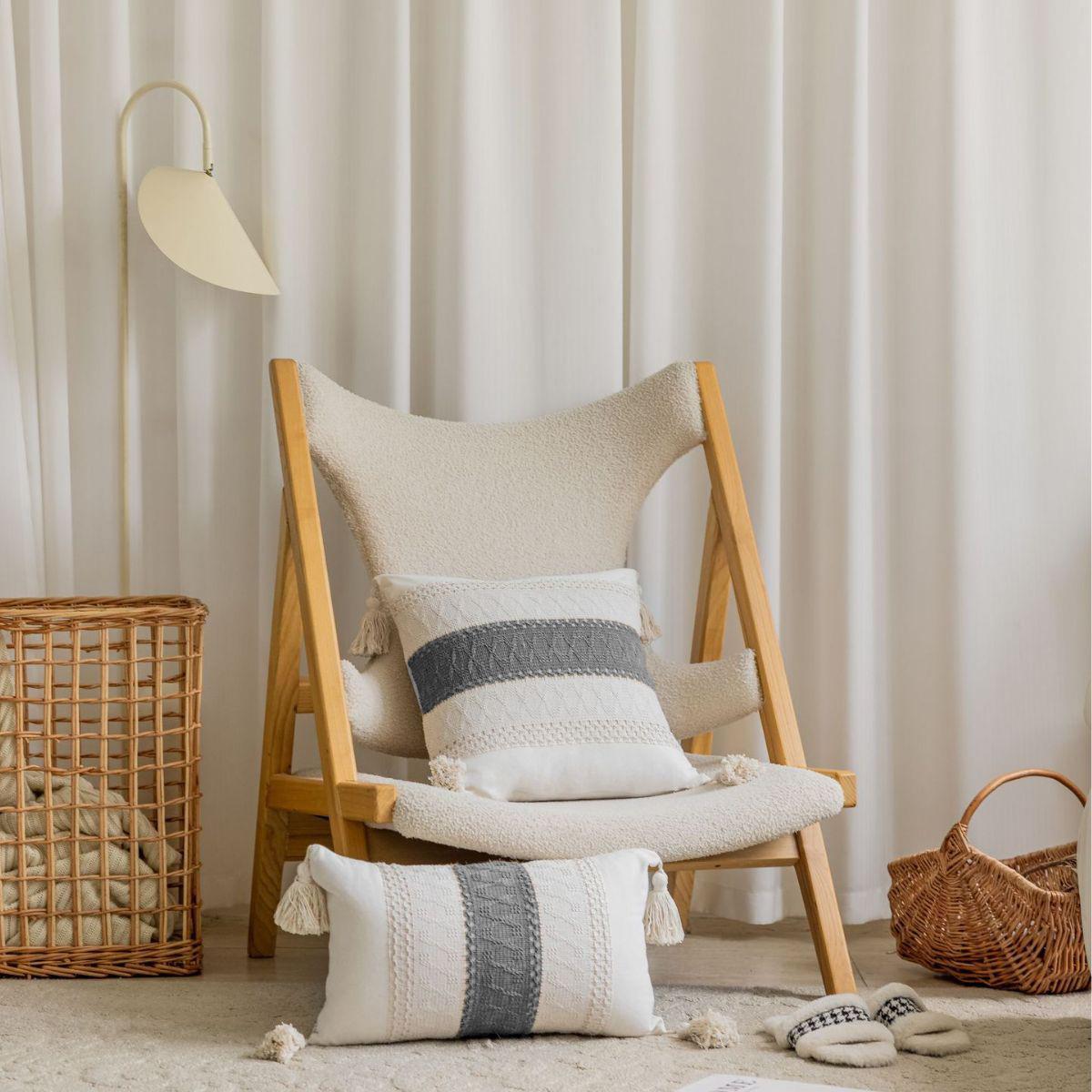 1 шт. Бохо наволочки декоративные подушки для диванных подушек чехол с кисточками наволочка (Без подушки) 45x45cm(17.7x17.7inch)