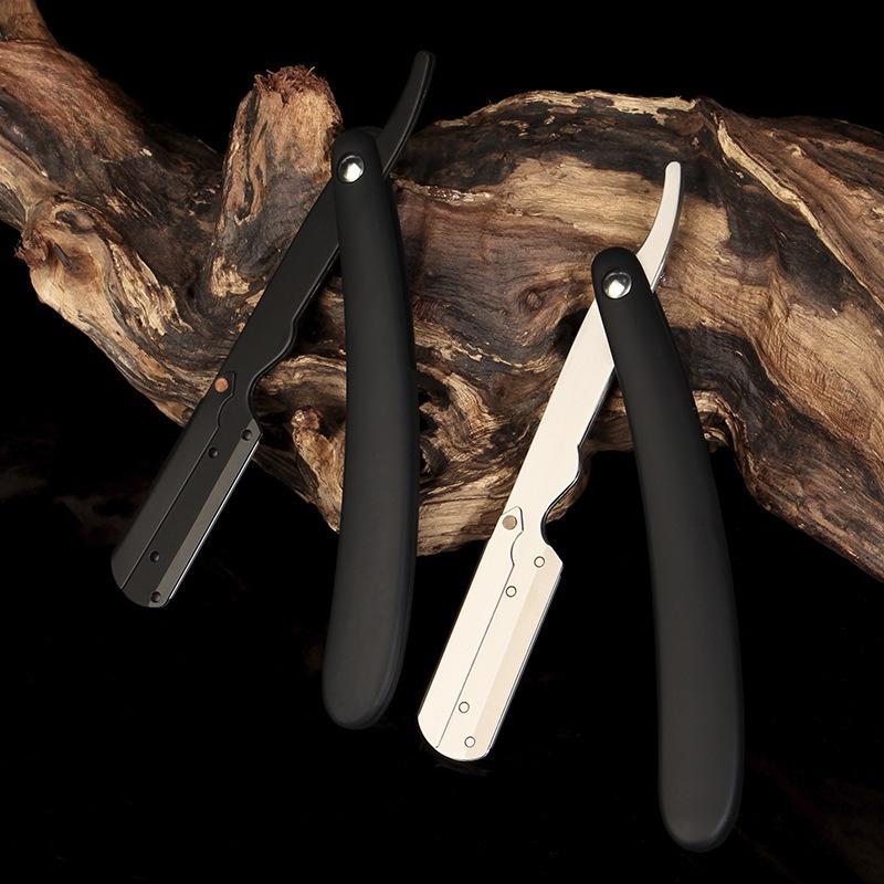 Classic Professional Barber Razor Manual Shaver Straight Edge Stainless Steel Shaver Barber Folding Shaving Shave Without Blades