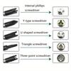 1 Stück Speziell geformter Dreieckschraubendreher - Industriequalität, Kreuzschlitzdesign, Robuste Konstruktion