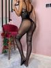 Lingerie Bodysuit Sexy Open Crotch Bodystocking Erotic Fishnets Body Stocking Underwear Outfits For Woman Jumpersuits Costumes
