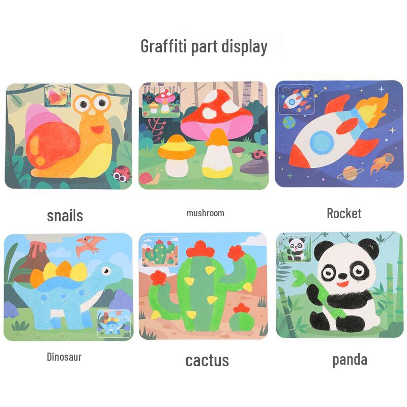 Children's Large-Size Creative Sand Painting and Graffiti Toy