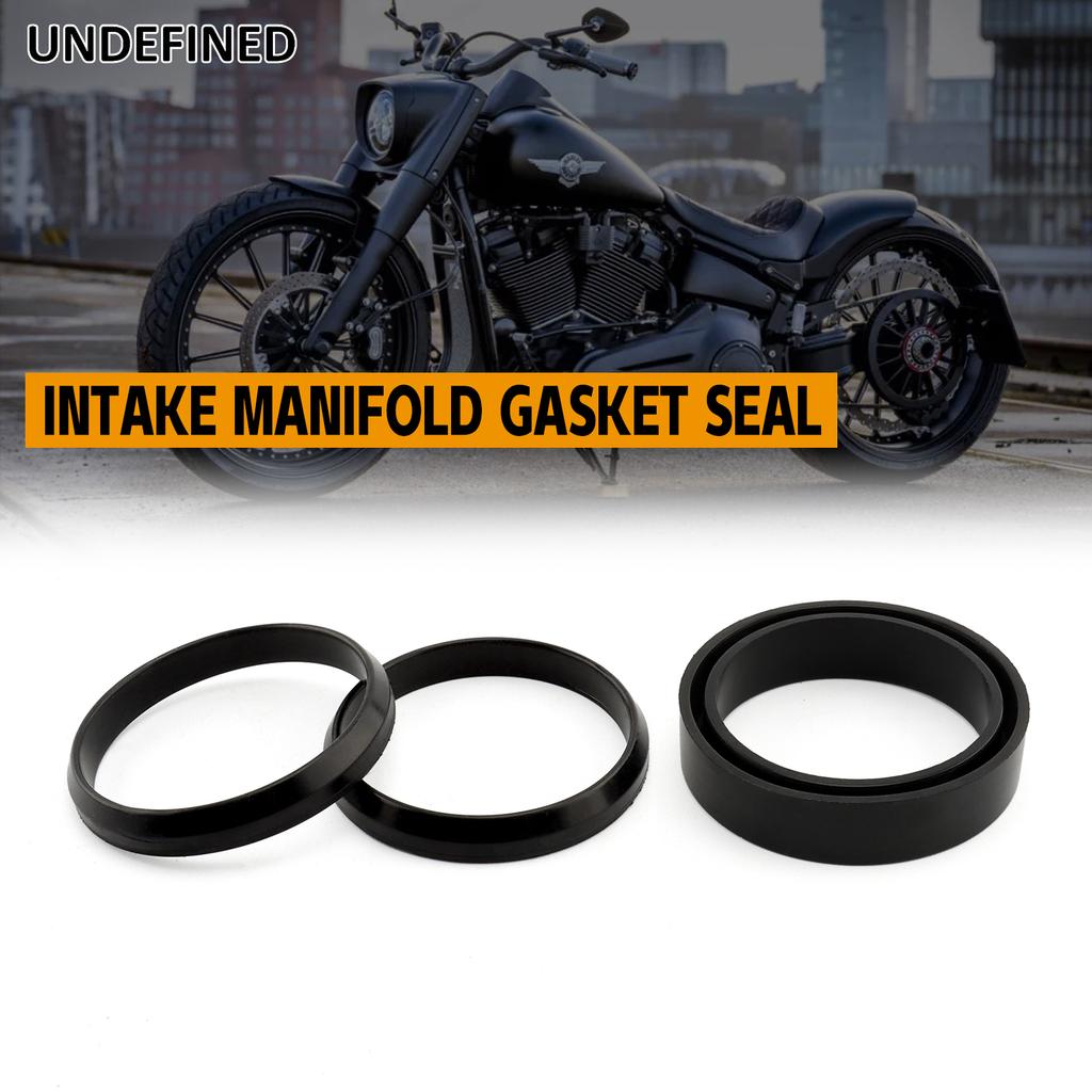 For Harley Big Twin 1990-2006 Sportster XL883 1200 1988-2006 Motorcycles Carburetor Carb Manifold Intake Pipe Gasket Spacer Seal