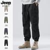 JEEP SPIRIT Men's American-Style Multi-Pocket Cargo Joggers