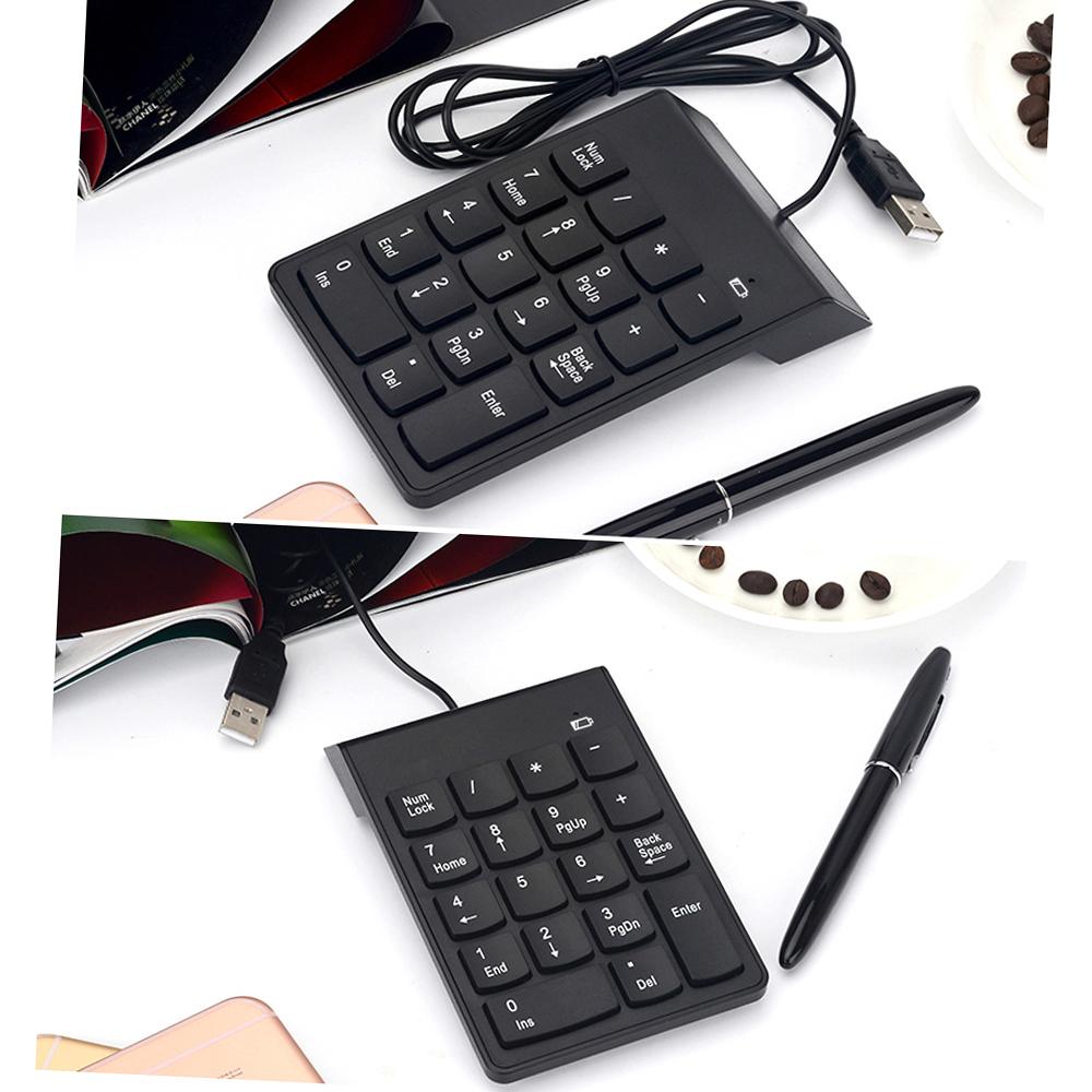 Kabelgebundenes USB-Ziffernblock 18 Tasten Mini-Digitaltastatur Ersatz für iMac Mac Pro MacBook MacBook Air Pro Laptop PC