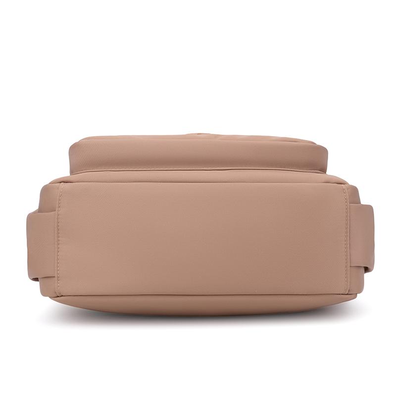 Women's Bag Multi-Layer Zipper Shoulder Bag Nylon Crossbody Bag