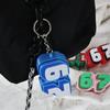 Number 67 Fidget Toy Keychain Stress Relief Bright Durable Mini Portable for Kids Birthday Party Favors Bag Pendant
