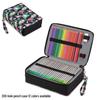 Large Capacity PU Pencil Case - 200 Slots for Students and Artists