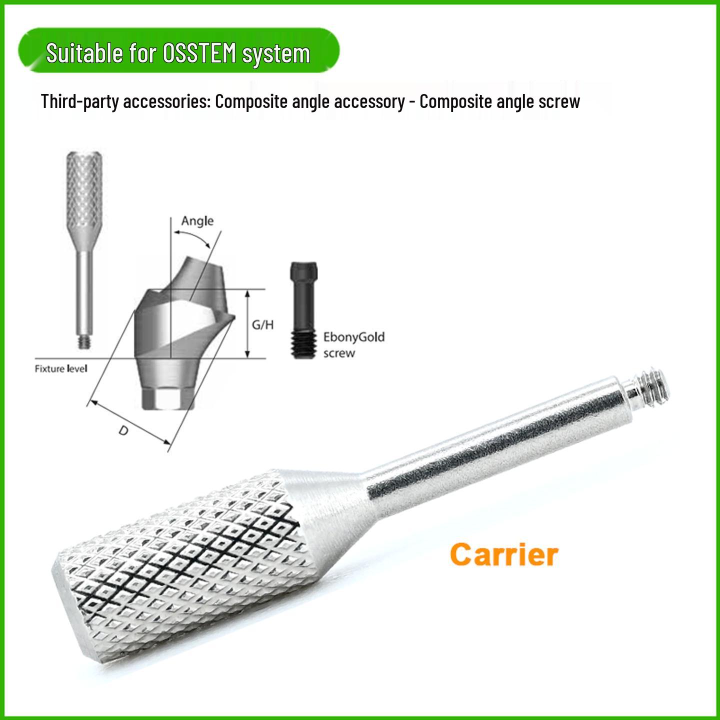 Osstem Implant Композитный Угловой Абатмент Совместимая Титановая Основа для Немедленной Реставрации