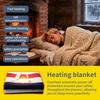 Electric Heated Blanket Soft Striped Bed Accessories Electric Throw Blanket Fast Heating For Couch Sofa Home Office Dorm