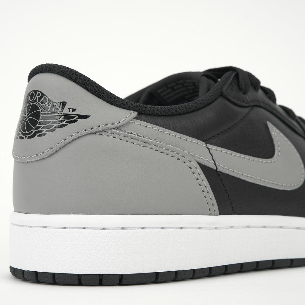 Air Jordan 1 Retro Low OG Shadow 2024 Zapatillas para Hombre Negro Gris Medio Blanco CZ0790-003