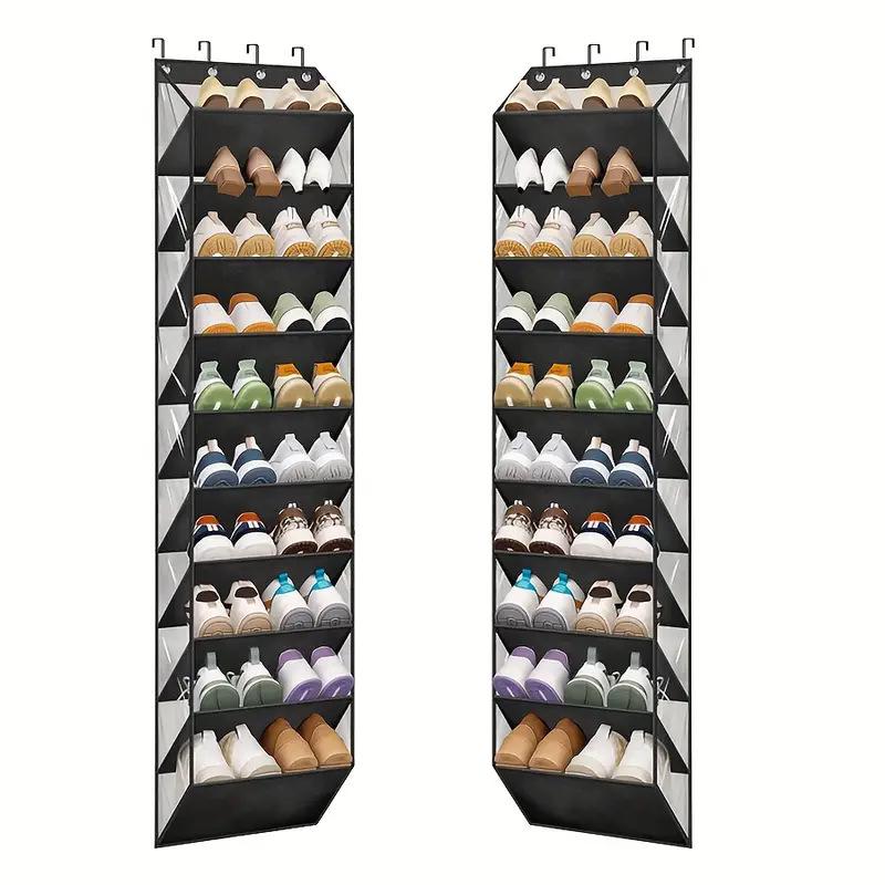 Door Hanging PVC Waterproof Multi-Pocket Storage Bag for Shoes