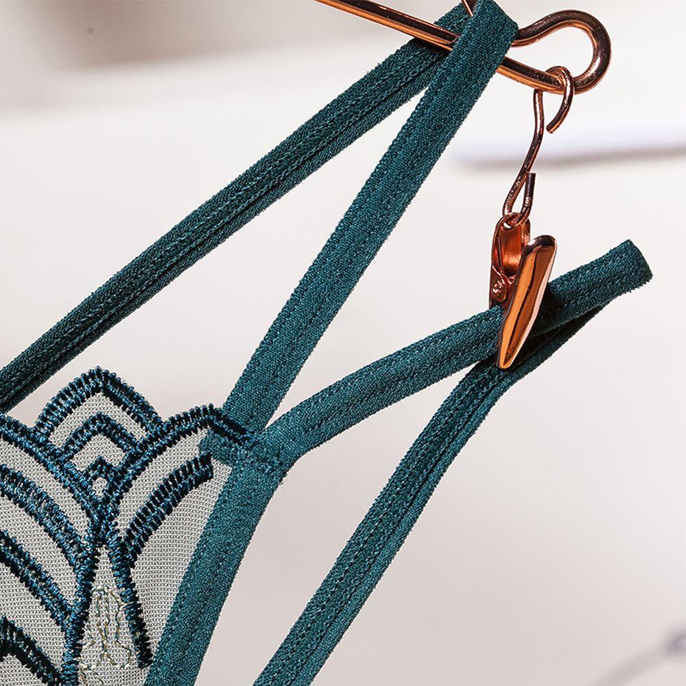 Sexy Fashion Flower Women Cross Belt Pearl Lace G-String Women's Thong T Panties Briefs