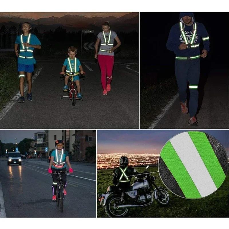 Yüksek Görünürlüklü Reflektif Yelek İş Kıyafetleri Motosiklet Bisiklet Sporları Dış Mekan Reflektif Güvenlik Kıyafeti Reflektif Ceket
