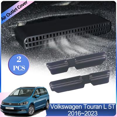 For Volkswagen VW Touran L 5T 2016~2025 Car Air Outlet Cover Exhaust Under Rear Seat Conditioner Ventilation Interior Accessorie