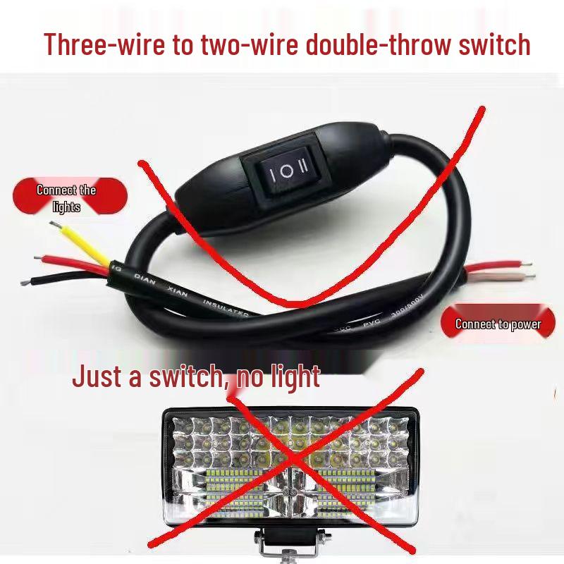 Univerzální vodotěsné LED světlo pro vozidla 12V-80V, nákladní automobily, tříkolky a motocykly