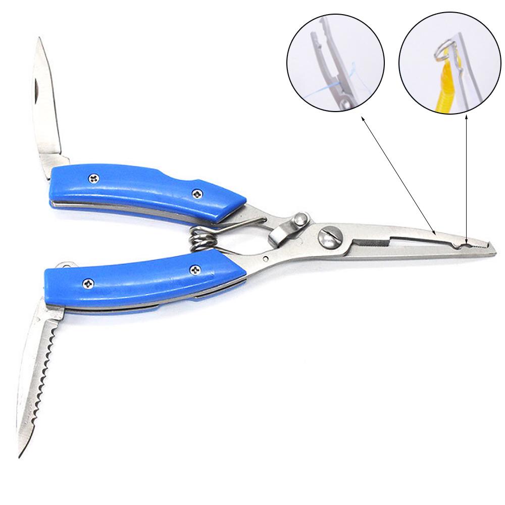 Buy Stainless Steel Fishing Gripper Lure Pliers Multifunction Fish ...