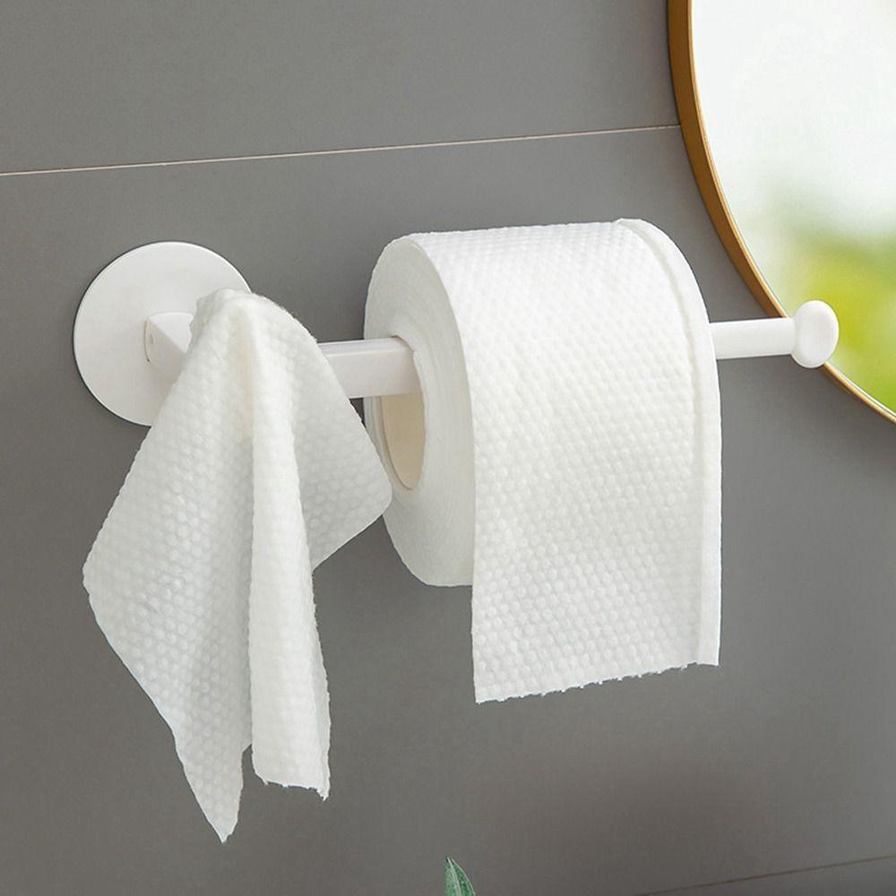 

Punch-Free Paper Roll Rack Wall Mounted Router Bracket Baseball Hat Hangers Kitchen