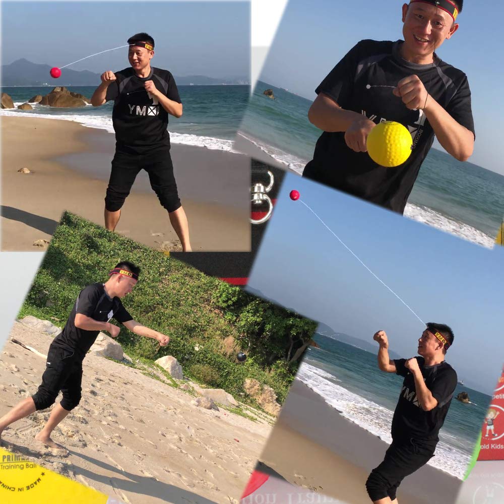 YMX BOXING Boxing Ball, Punching Ball, Improves Reflexes, Dynamic Vision, Quick Reactions, Punching Practice, Stress Relief