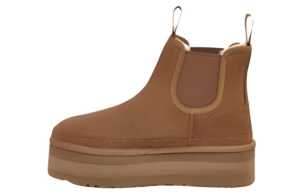 UGG Neumel Platform Chelsea Boot  Chestnut  Women s 1134526-CHE 37