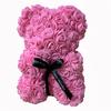 Artificial Flowers 25cm Rose Bear Girlfriend Anniversary Christmas Valentine's Day Gift Birthday Present For Wedding Party