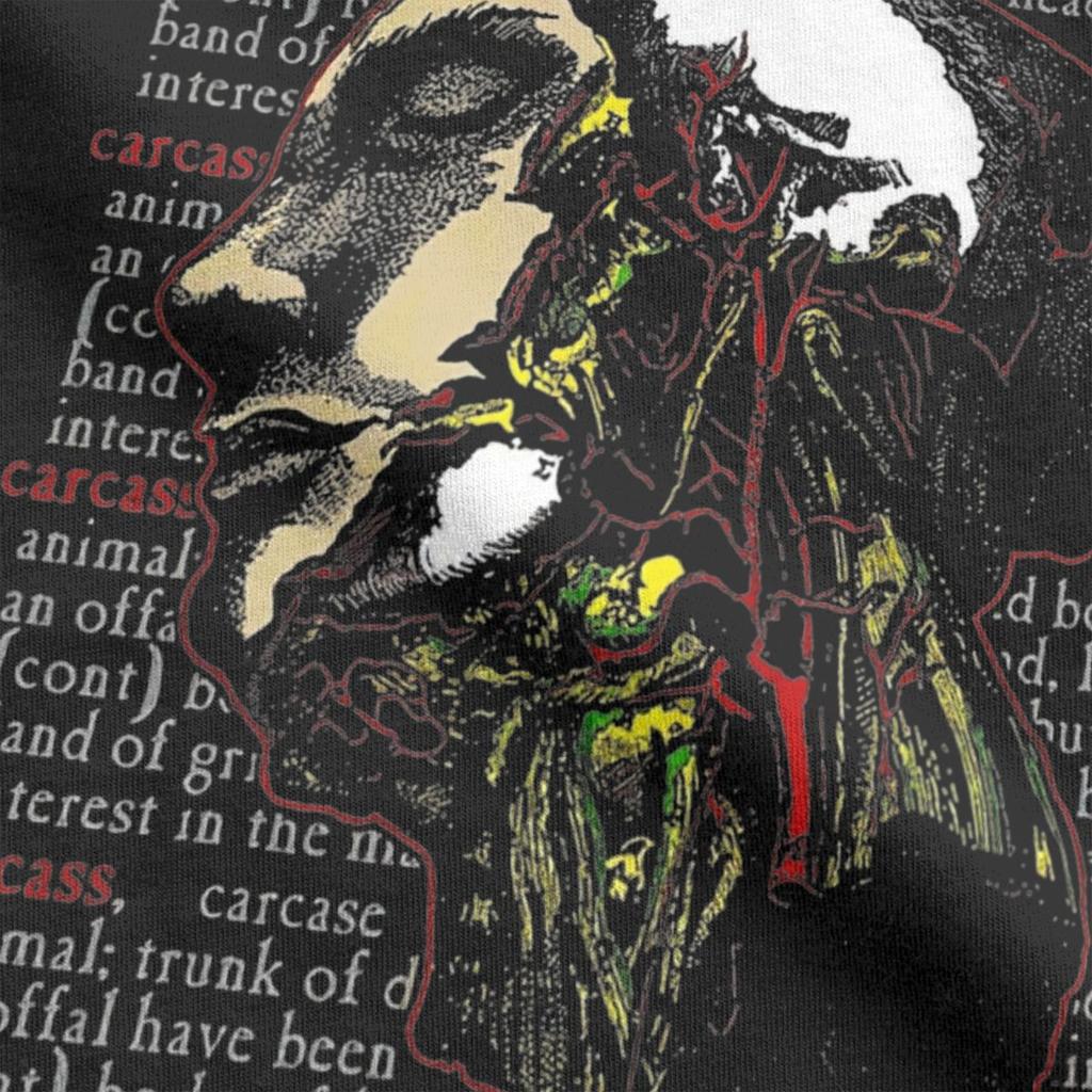 Carcass T Shirts for Men 100% Cotton Awesome T-Shirt O Neck Tee Shirt Short Sleeve Clothing Gift Idea