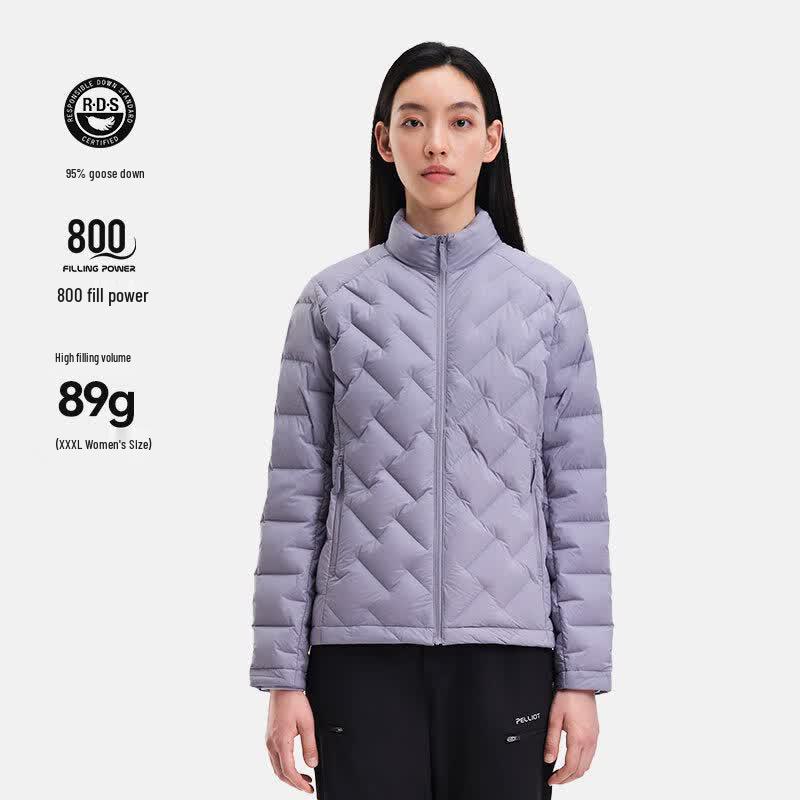 Pelliot Women s 800-Fill Lightweight Goose Down Jacket US 6
