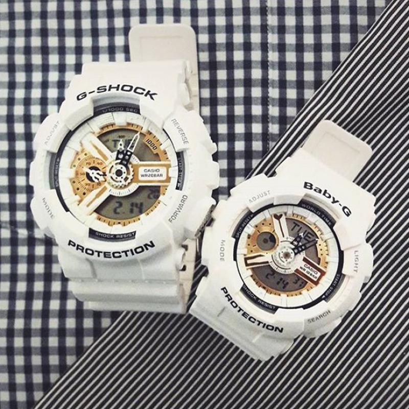 Casio watch series-LOV series, fashionable retro, LCD square dial, sports waterproof, quartz movement, Japanese and Korean watch, same LOV-16A-7A