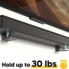 2PCS Carbon Steel Soundbar Wall Mount Bracket - Easy Install