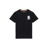Timberland Logo Plant Print American Vintage Crew Neck Short Sleeve T-Shirt Men T-Shirts Black A62HD-001
