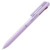 Pentel Calme 3-Color Ballpoint Pen 0.7mm Purple BXAC37V, Quiet Click Retractable Pen, Smooth Japanese Stationery