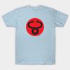 Men Black Print T-shirt Evil Spirits Shield No-Cut Transfer Paper Print Cotton Tshirt