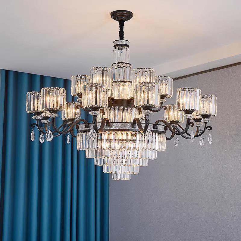 2026 Modern Crystal Chandelier - Luxury Lamp for Living Room, Dining Room, and Bedroom