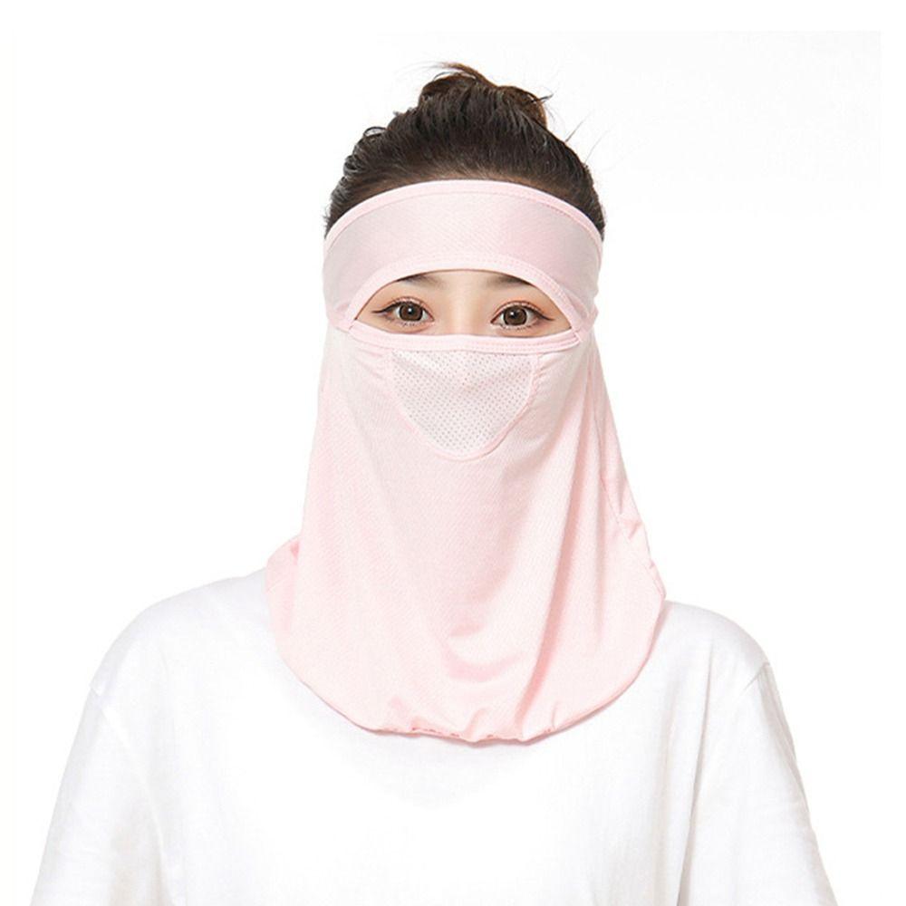 Thin UV Protection Mask Breathable Sun Protection Fashion Traceless Mask  Bike Cycling