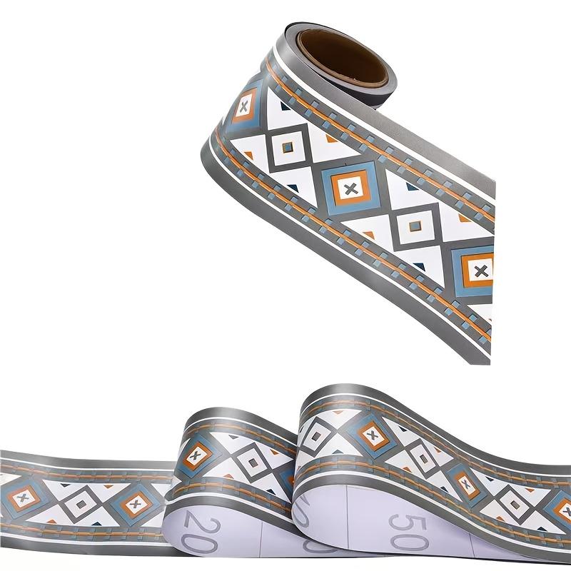 1 Stück 5M Flexible Selbstklebende PVC Wasserdichte Dekorleiste - Ideal für Wand-, Kanten-, Rahmen-, Fensterrahmen- & Fliesenrückwanddekoration