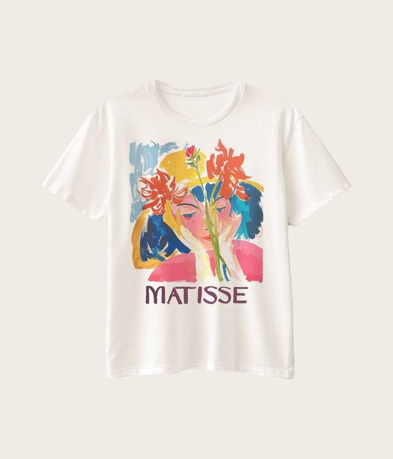 Henri Matisse Floral Spring Graphic T-shirt For Art Lovers Unisex T-Shirt L