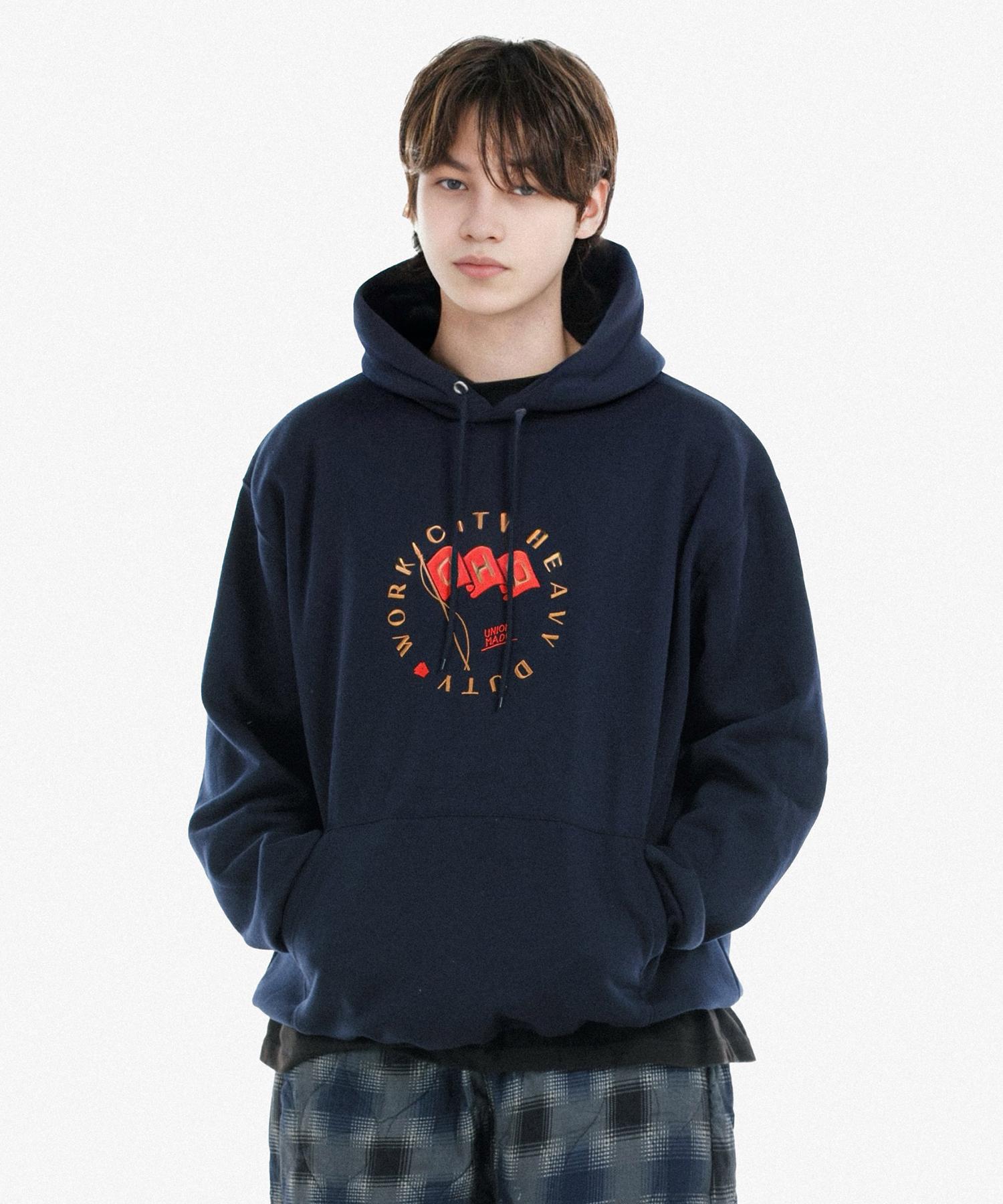 Andra Heavy Duty Club Fleece-Lined Hoodie Navy Navy/(2)