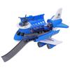 Transport Airplane Toy Plastic Material 2 Deformation Gameplay Burr Free Storeable Body Removable Plane ToysBlue 2025