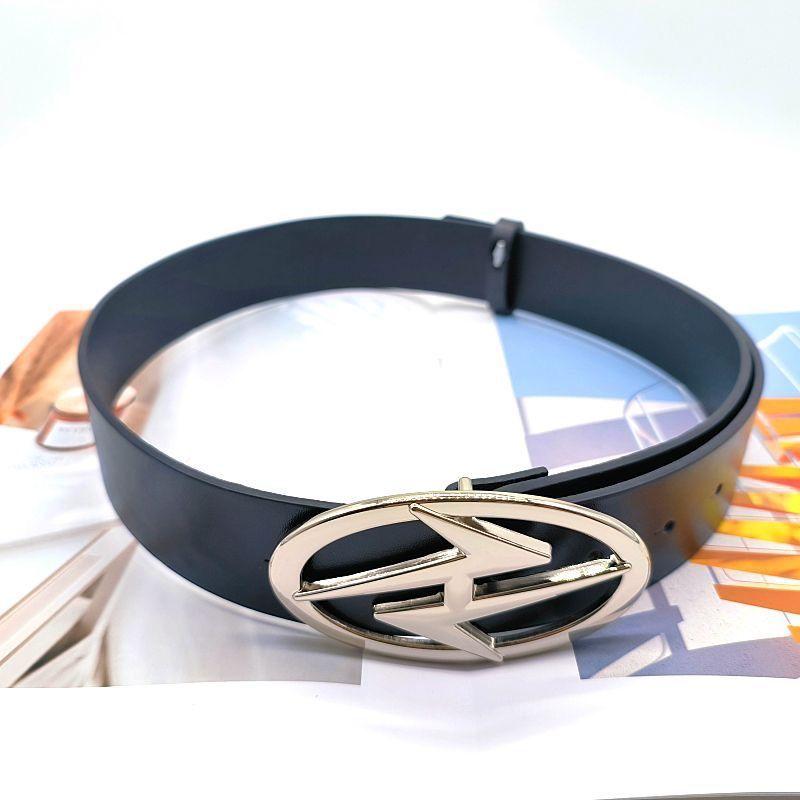 Star Black Trendy Womens Belt Elegant Pu Design Perfect For Outfits Summer