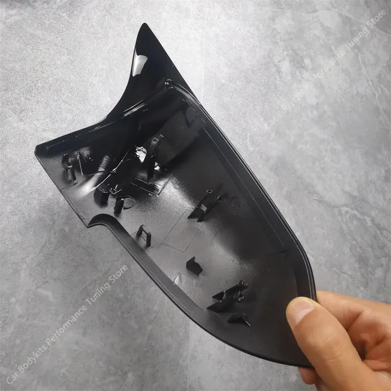 For BMW F20 F21 2pcs M Style Gloss Black Car Rear View Mirror Cover Caps Trim Shell Frame 118i 120i 120d 125i 125d M135i M140i