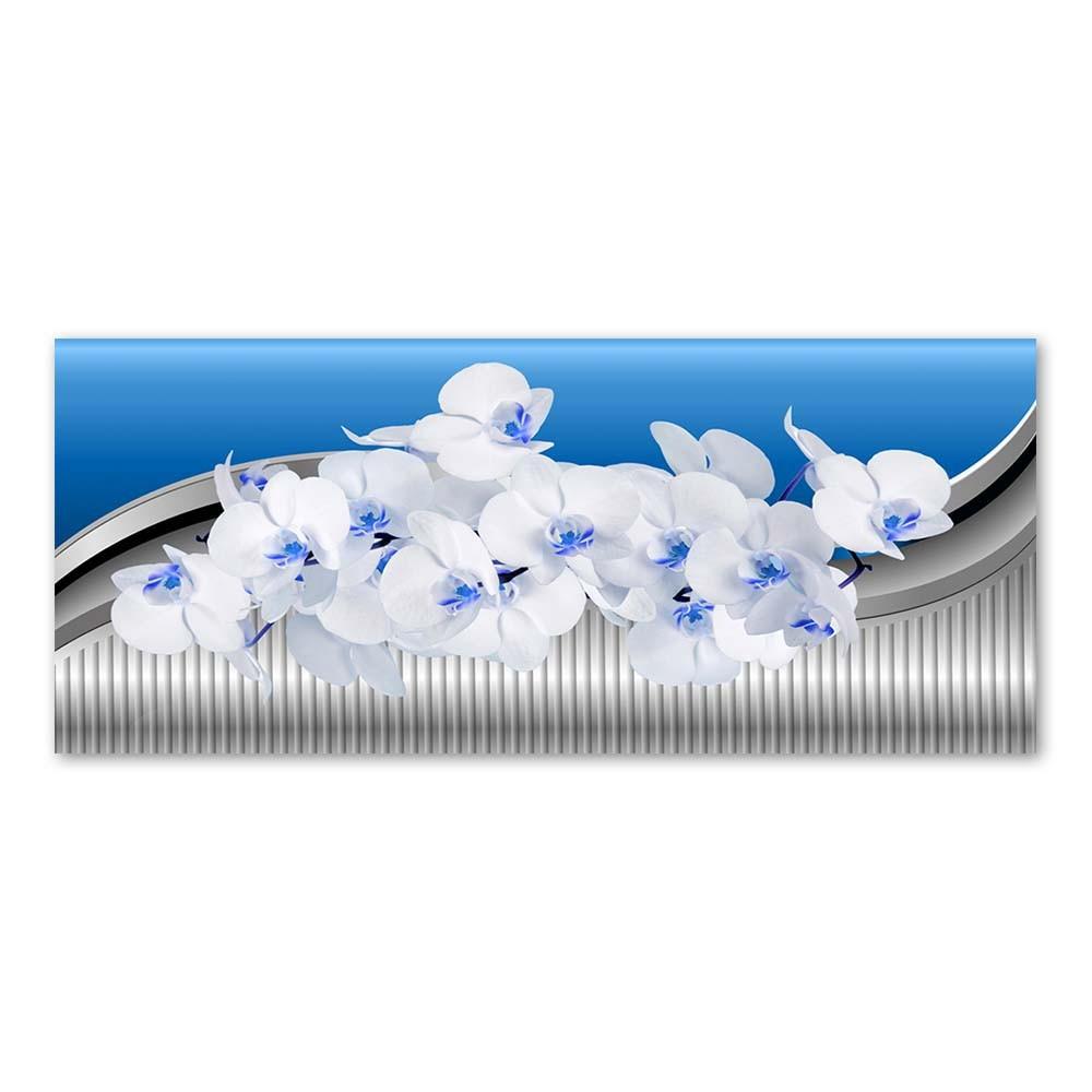 Canvas Print Orchid Flower Blue