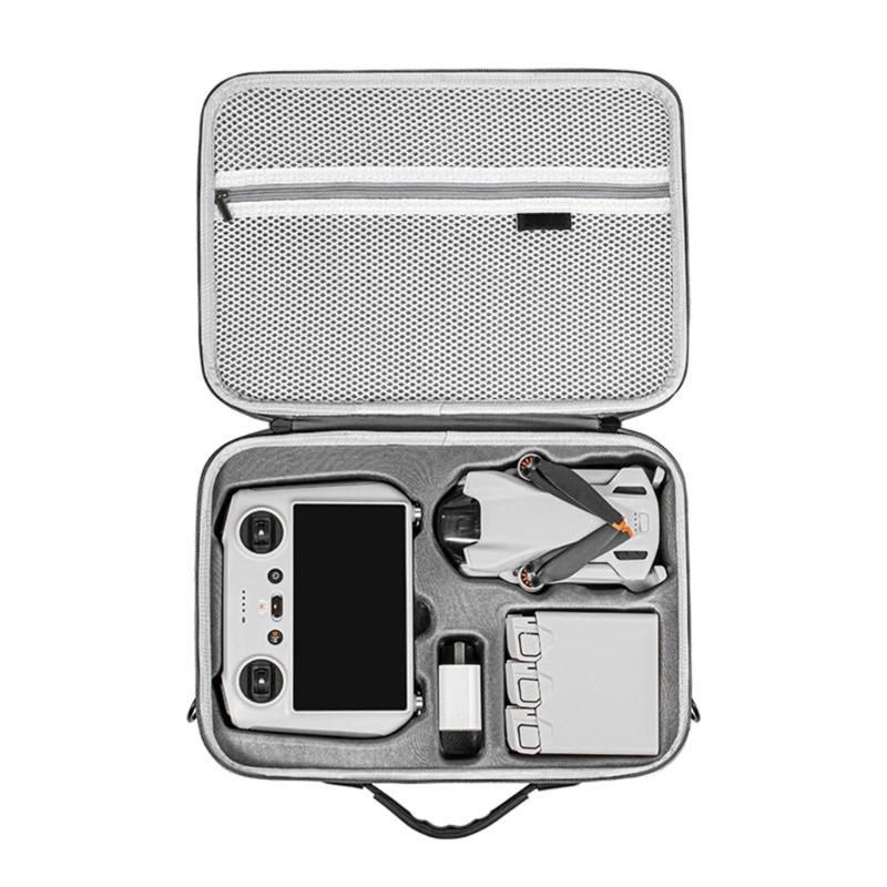 Travel Carrying Case Box for Mini 3 Drones PU Shoulder Bag Portable Storage Pouch Wear-resistant Organiser