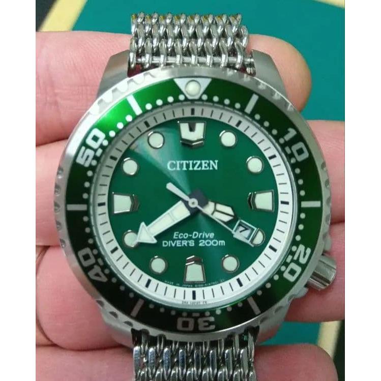 Used CITIZEN Promaster Date Green