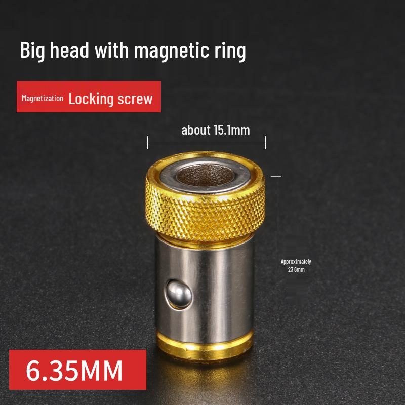 Magnetic Ceramic Drill & Air Screwdriver Bit with Quick Magnetizer/Demagnetizer