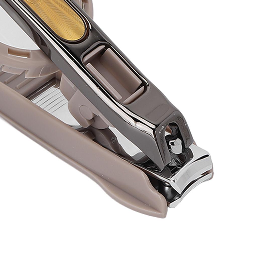 Nail Clipper Heavy Duty Portable Nail Cutter with Removable Magnifying Glass for Seniors